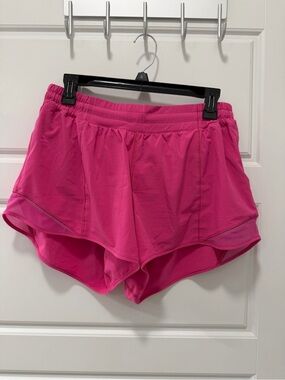 lululemon Hot Pink Hotty Hot Athletic Shorts